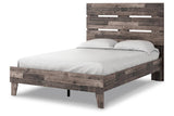 Neilsville Multi Gray Full Panel Platform Bed by Ashley at Eve Furniture