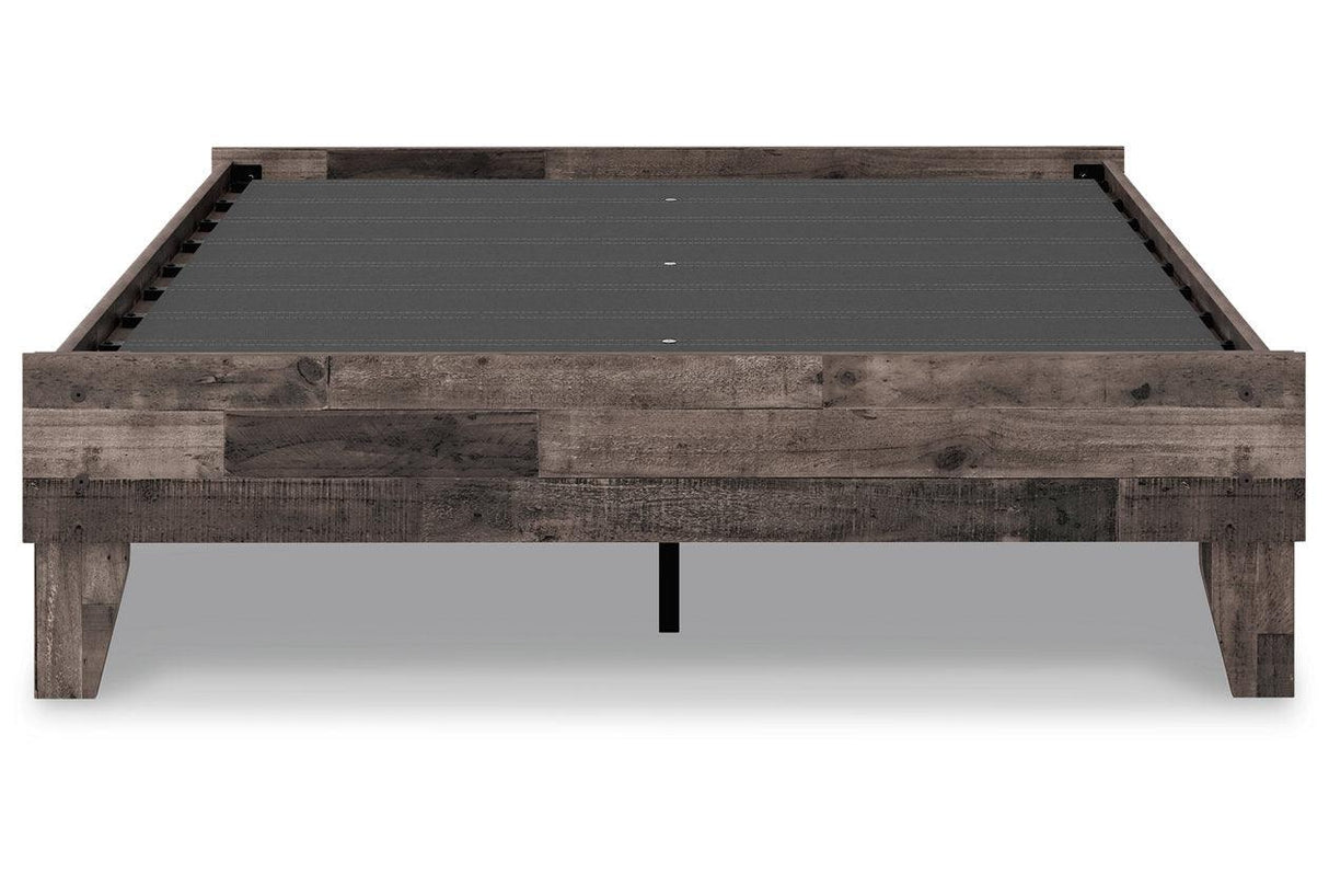 Neilsville Multi Gray Full Platform Bed by Ashley at Eve Furniture