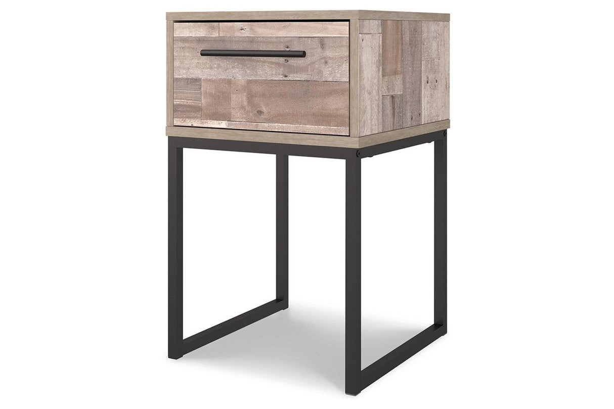 Neilsville Whitewash Nightstand by Ashley at Eve Furniture