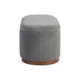 Nell Gray Lift-Top Storage Bench by Homelegance at Eve Furniture