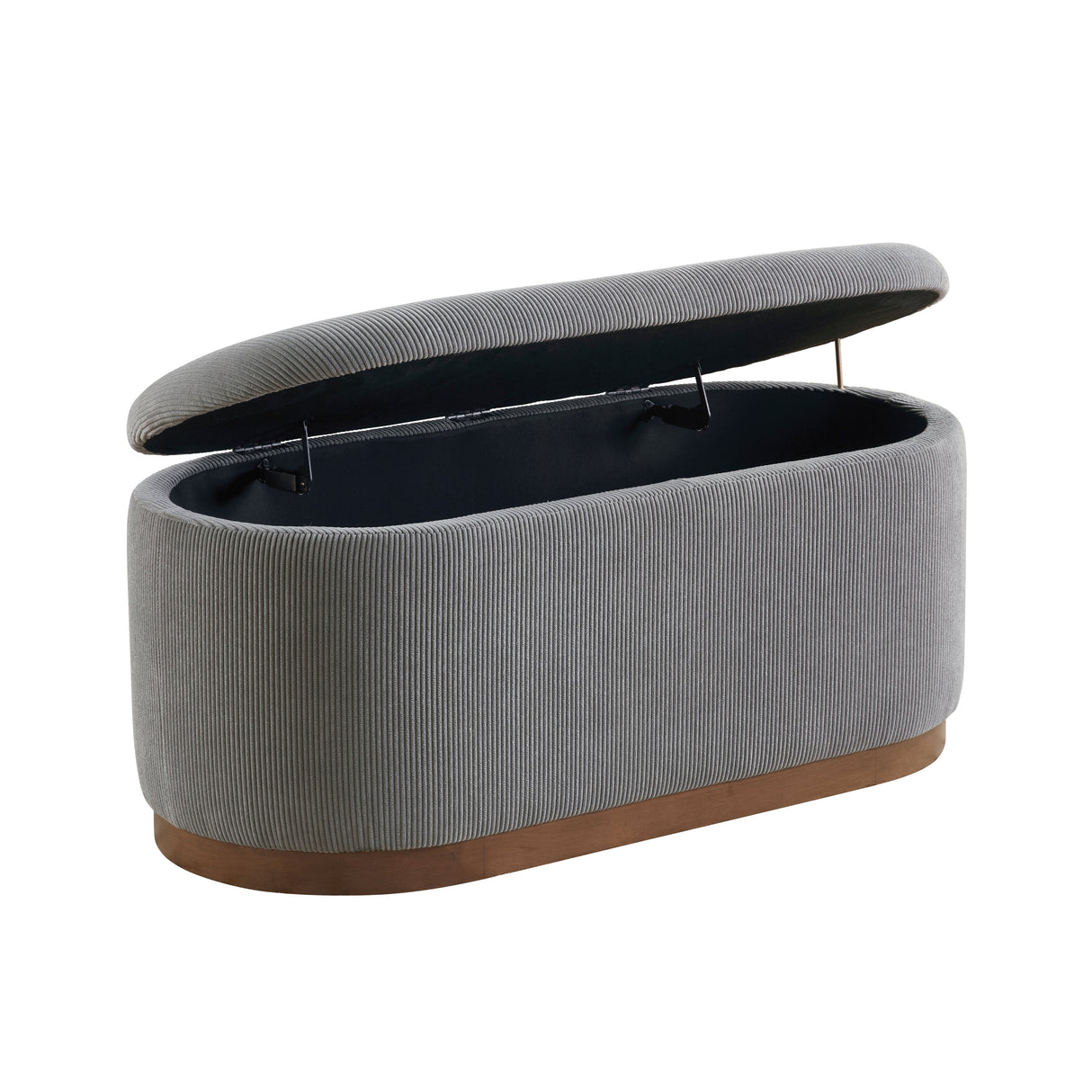 Nell Gray Lift-Top Storage Bench by Homelegance at Eve Furniture