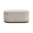 Nell Taupe Lift-Top Storage Bench by Homelegance at Eve Furniture