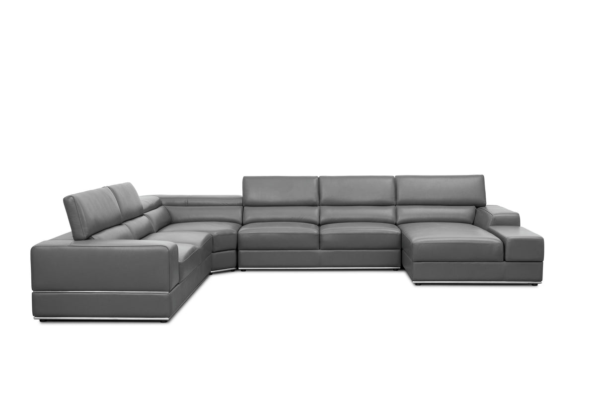 Nella Dark Grey 4-Piece Sectional by New Era Innovations at Eve Furniture