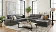 Nella Dark Grey 4-Piece Sectional by New Era Innovations at Eve Furniture