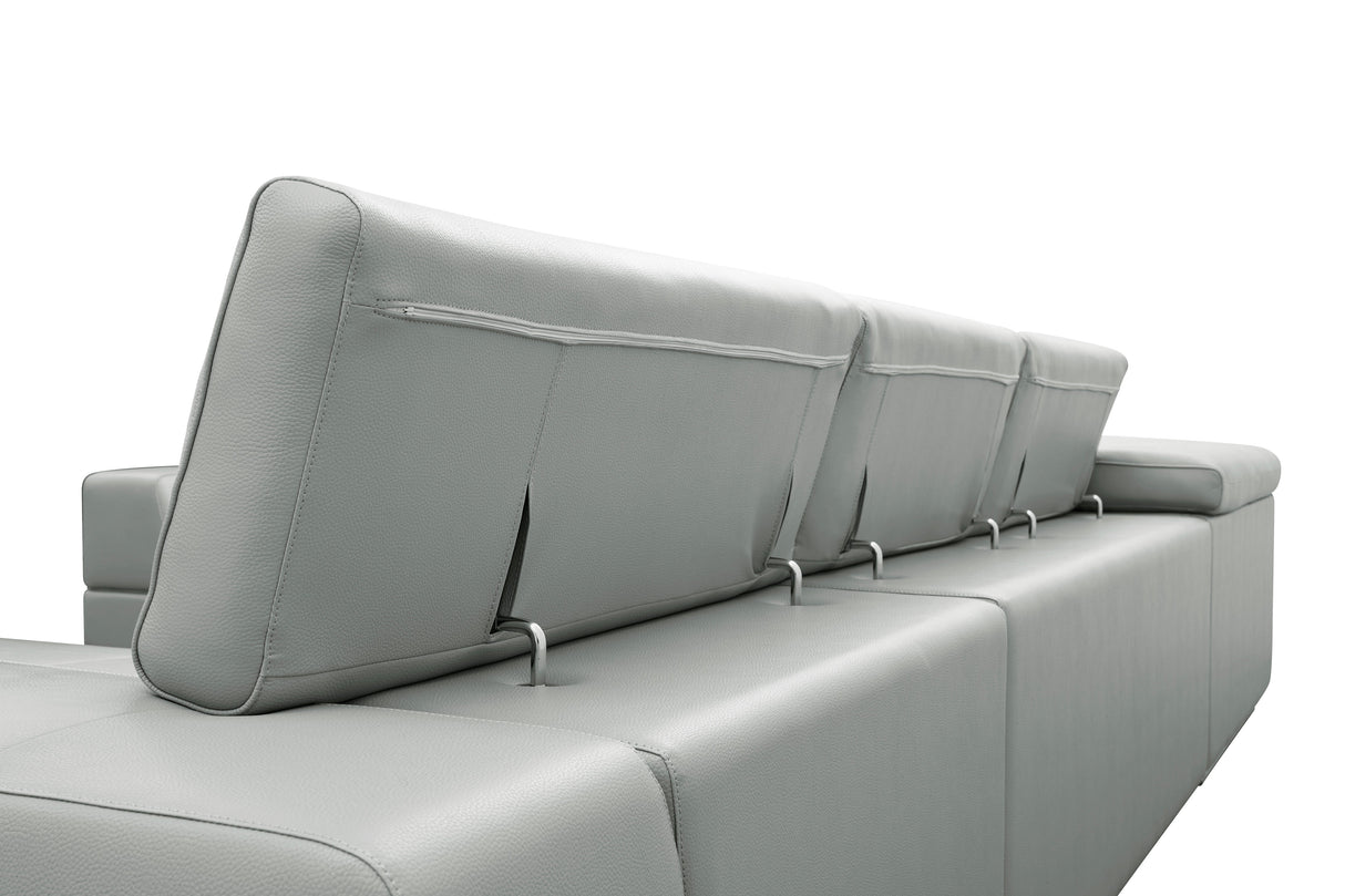 Nella Grey 4-Piece Sectional by New Era Innovations at Eve Furniture