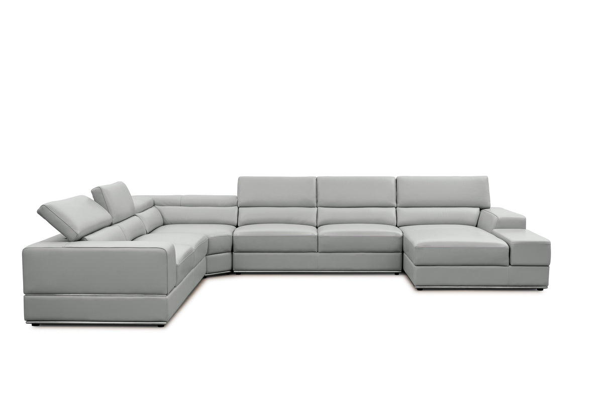 Nella Grey 4-Piece Sectional by New Era Innovations at Eve Furniture