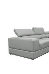Nella Grey 4-Piece Sectional by New Era Innovations at Eve Furniture