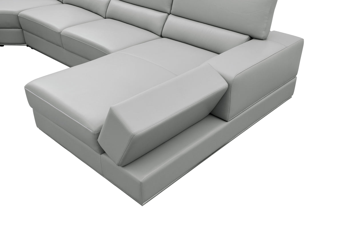 Nella Grey 4-Piece Sectional by New Era Innovations at Eve Furniture