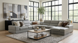 Nella Grey 4-Piece Sectional by New Era Innovations at Eve Furniture