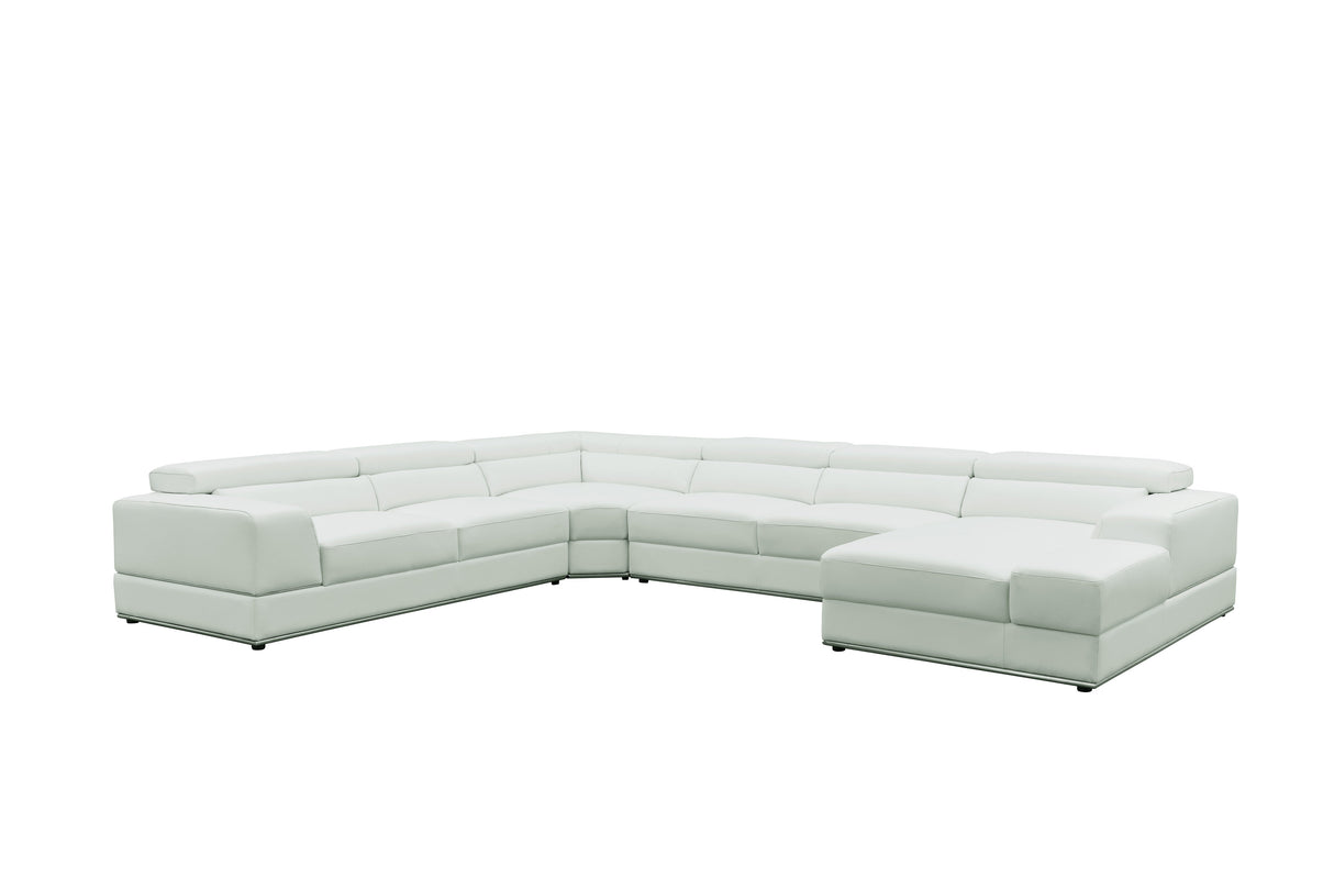 Nella White 4-Piece Sectional by New Era Innovations at Eve Furniture