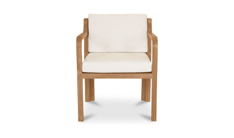 Nellie Outdoor Dining Chair White by Moe's Home at Eve Furniture