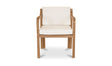 Nellie Outdoor Dining Chair White - Set of 2 by Moe's Home at Eve Furniture