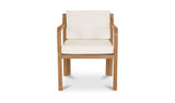 Nellie Outdoor Dining Chair White - Set of 2 by Moe's Home at Eve Furniture