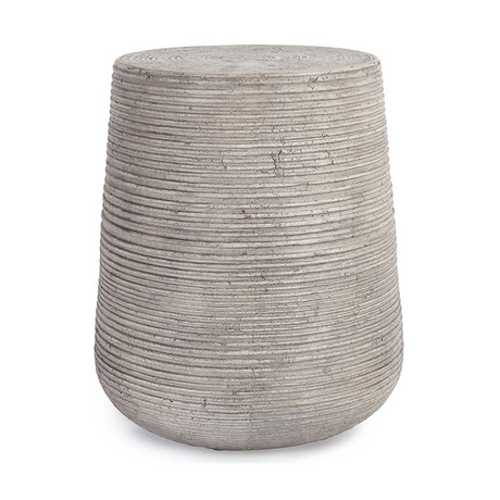 Nellie Light Gray 19" Round Outdoor End Table by Classic Home at Eve Furniture