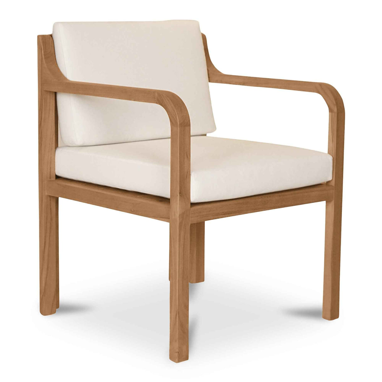 Nellie White Outdoor Dining Chair by Moe's Home at Eve Furniture