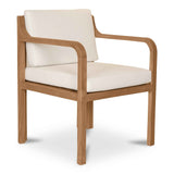 Nellie White Outdoor Dining Chair by Moe's Home at Eve Furniture