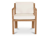 Nellie White Outdoor Dining Chair by Moe's Home at Eve Furniture