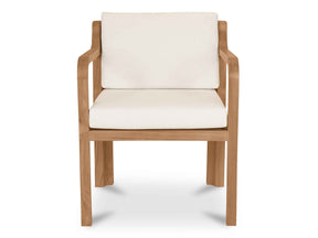 Nellie White Outdoor Dining Chair by Moe's Home at Eve Furniture