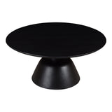 Nels Black Coffee Table by Moe's Home at Eve Furniture