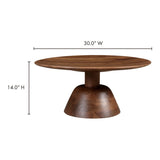 Nels Coffee Table Dark Brown by Moe's Home at Eve Furniture