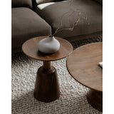 Nels Dark Brown Coffee Table by Moe's Home at Eve Furniture