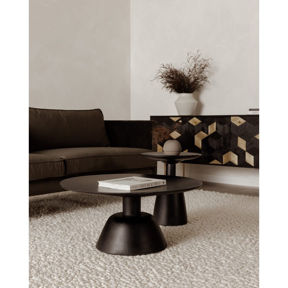 Nels End Table Black by Moe's Home at Eve Furniture