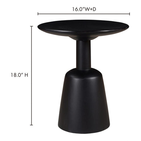 Nels End Table Black by Moe's Home at Eve Furniture