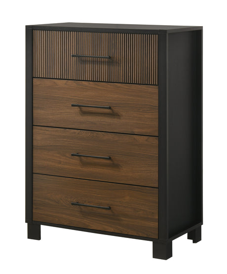 Nemy Brown/Black Chest by Crown Mark at Eve Furniture