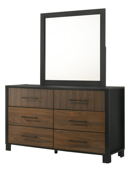 Nemy Brown/Black Dresser by Crown Mark at Eve Furniture