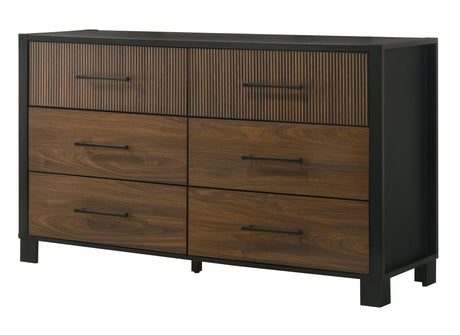 Nemy Brown/Black Dresser by Crown Mark at Eve Furniture