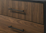 Nemy Brown/Black Nightstand by Crown Mark at Eve Furniture