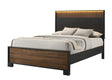 Nemy Brown/Black King Bed by Crown Mark at Eve Furniture