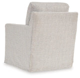 Nenana Next-Gen Nuvella Stone Swivel Glider Accent Chair by Ashley at Eve Furniture