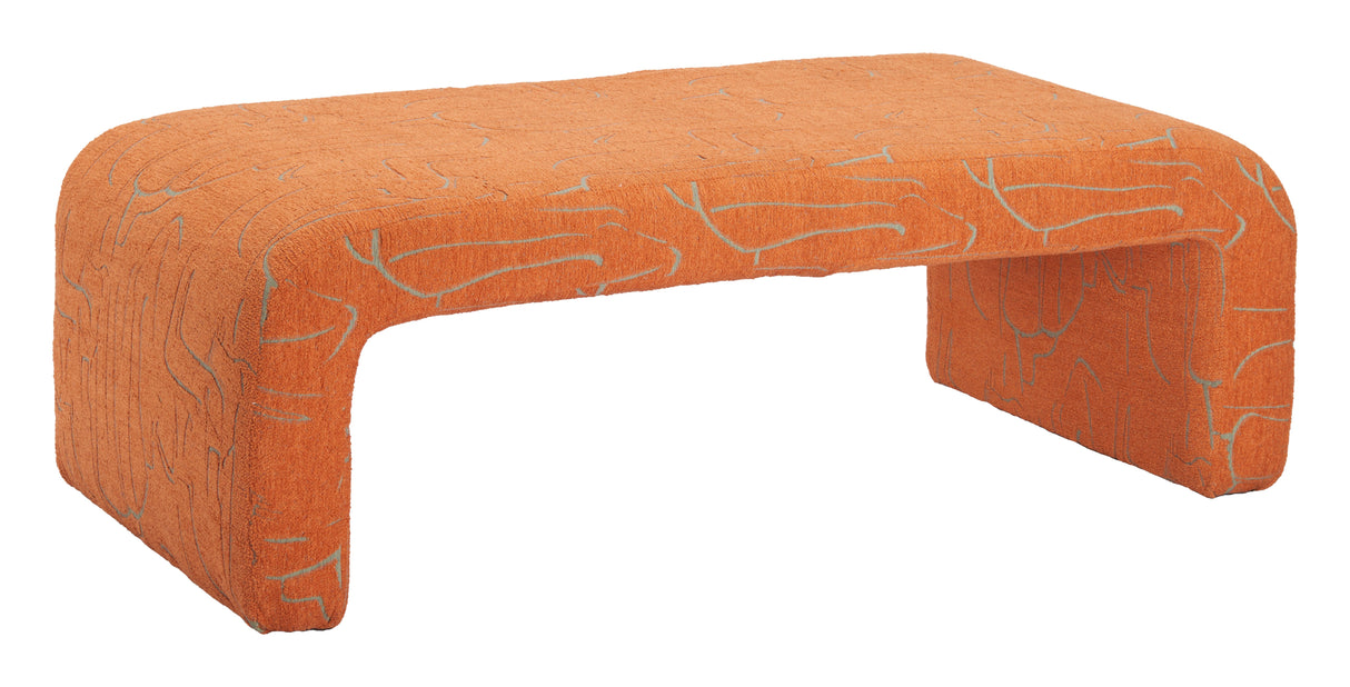 Nendo Orange Bench Abstract by Zuomod at Eve Furniture