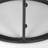 Neo 26.3" Seat Height Brown Wood Seat Black Metal Frame Stool by Mercana at Eve Furniture