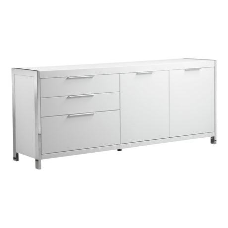 Neo White Sideboard by MOES at Eve Furniture