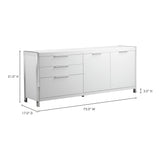 Neo White Sideboard by Moe's Home at Eve Furniture
