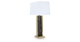 Neonish Black/Gold Finish Table Lamp by Ashley at Eve Furniture