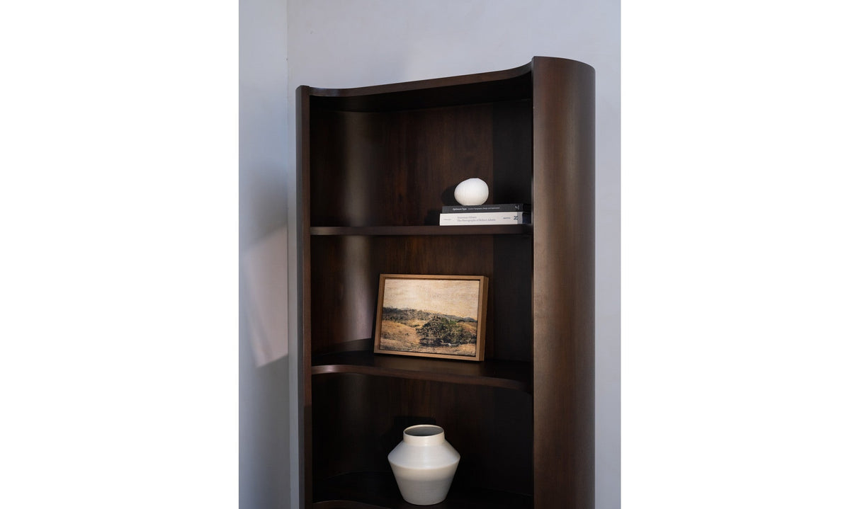 Nera Bookcase Brown by Moe's Home at Eve Furniture
