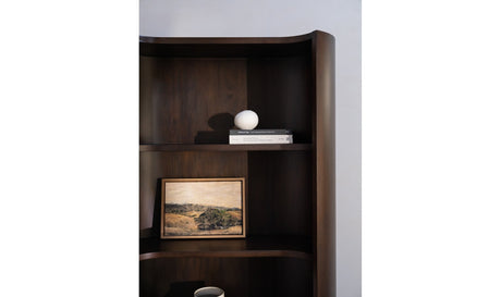 Nera Bookcase Brown by Moe's Home at Eve Furniture