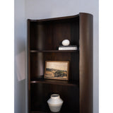 Nera Brown Bookcase by Moe's Home at Eve Furniture