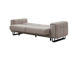 Nero Light Grey Convertible Sofa by Furnia at Eve Furniture