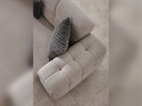 Nero Light Grey Convertible Sofa by Furnia at Eve Furniture