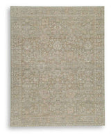 Neroham Gray/Brown/Cream Large Rug by Ashley at Eve Furniture