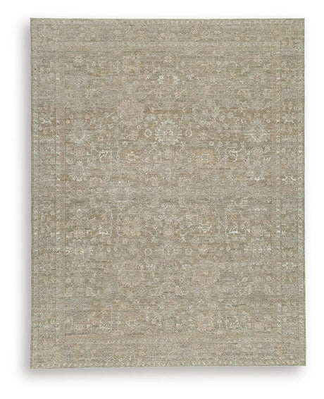 Neroham Gray/Brown/Cream Large Rug by Ashley at Eve Furniture