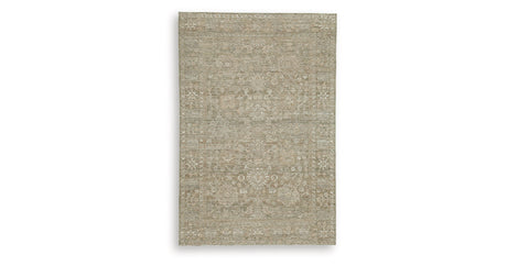 Neroham Gray/Brown/Cream Medium Rug by Ashley at Eve Furniture