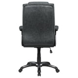 Nerris Gray/Black Adjustable Height Office Chair with Padded Arm