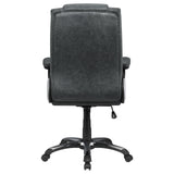 Nerris Gray/Black Adjustable Height Office Chair with Padded Arm by Coaster at Eve Furniture