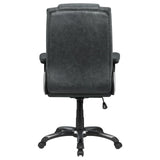 Nerris Gray/Black Adjustable Height Office Chair with Padded Arm by Coaster at Eve Furniture