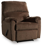 Nerviano Chocolate Recliner by ASHLEY FURNITURE at Eve Furniture